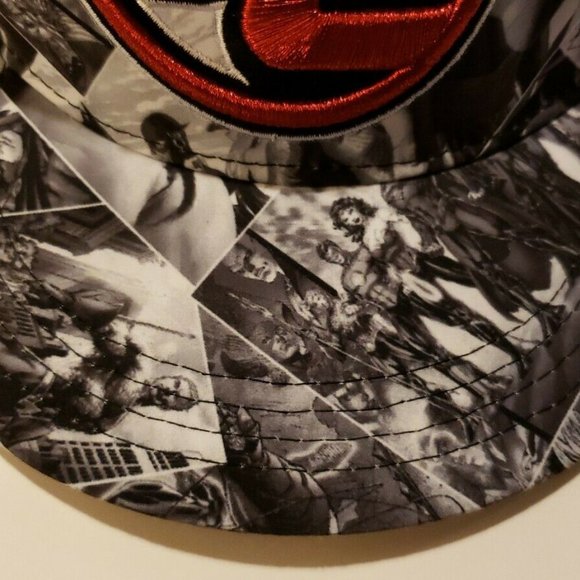 JUSTICE LEAGUE Boys/Youth Flat Bill Baseball Cap S - Picture 8 of 12